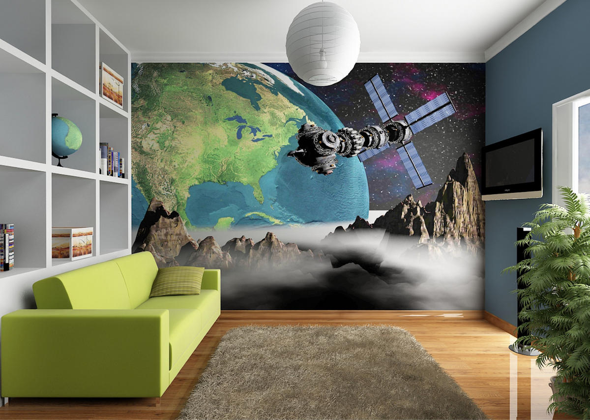 FOTOTAPETE Universum 375 x 270 cm - Multicolor, Papier (375/270cm) - Sanders & Sanders