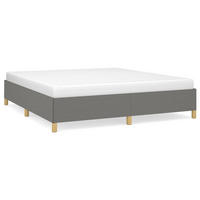 POLSTERBETT Raber 180/203 cm - Grau, Holzwerkstoff (180/200cm) - Nettlife