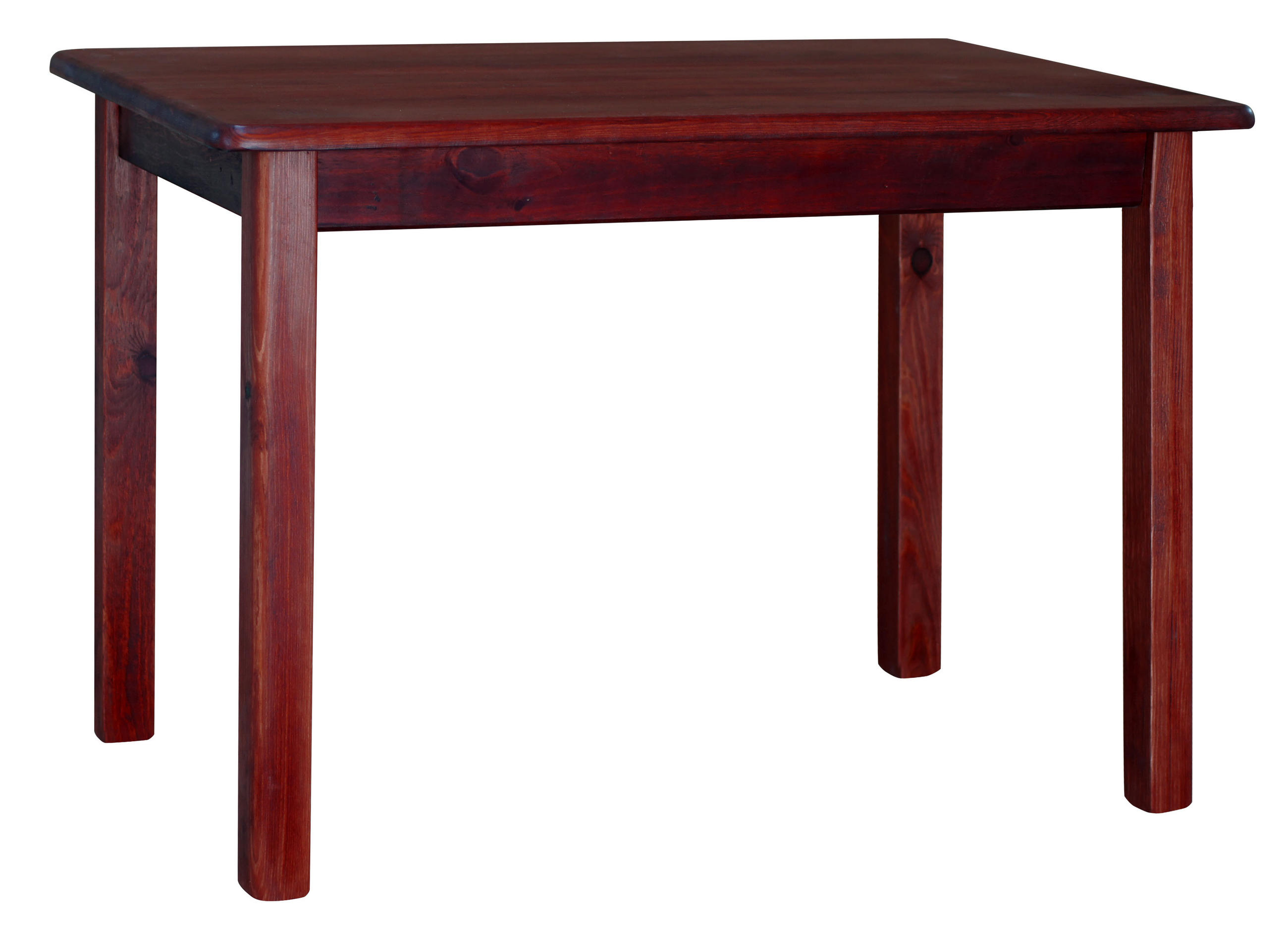 ESSTISCH Kiefernholz, quadratische Beine, Calvados 120 × 70 × 75 cm - Kirschbaumfarben, Holz (120/70/75cm) - Koma