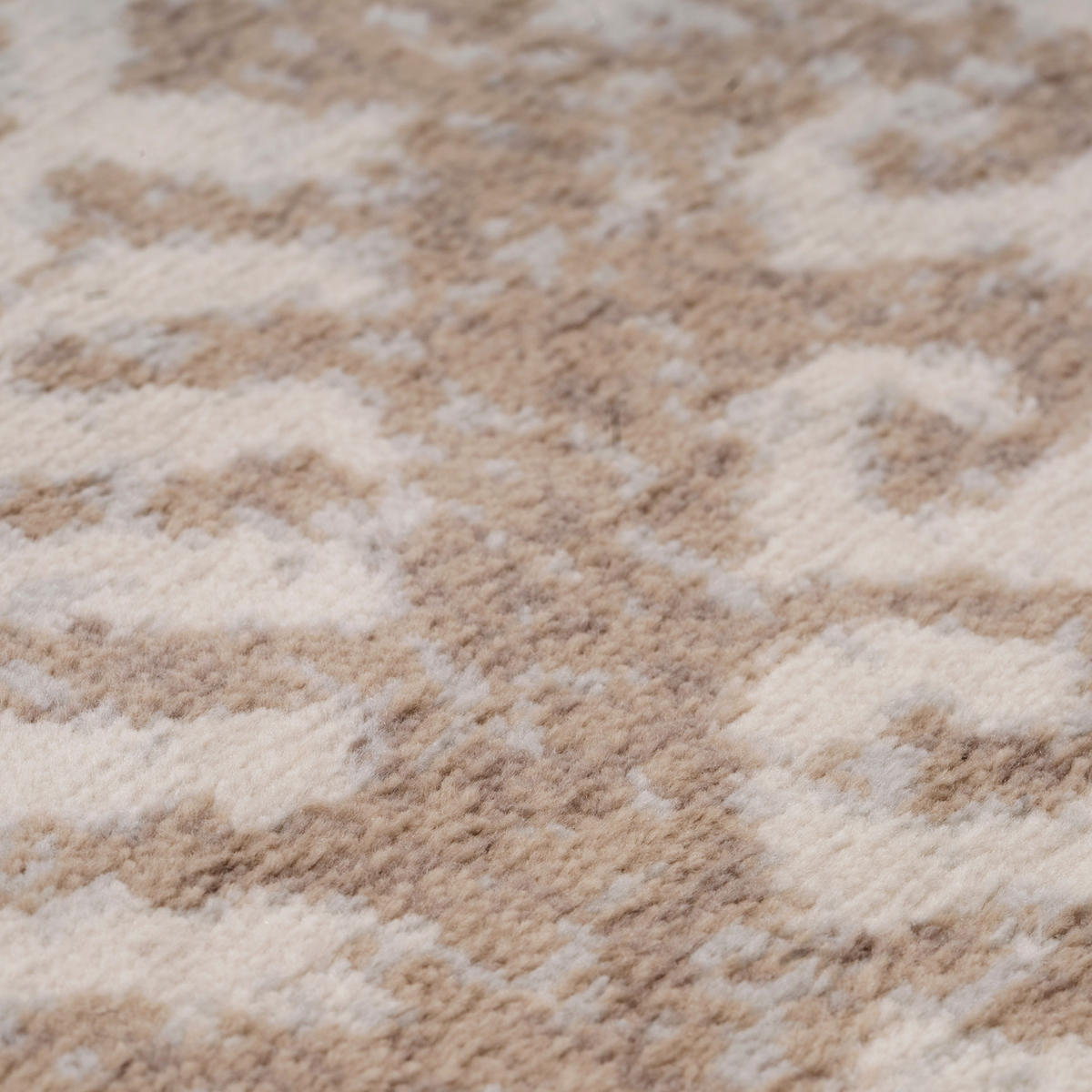 VINTAGE-TEPPICH Sophia Grau - Beige, Textil (60/110cm) - Kukoon Rugs