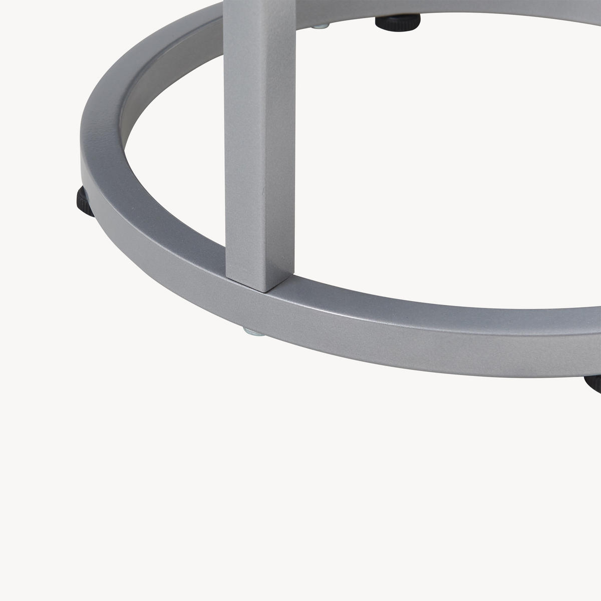 SATZTISCH Bornholm 50/50/55 - Weiß, Holzwerkstoff (50/50/55cm) - [en.casa]