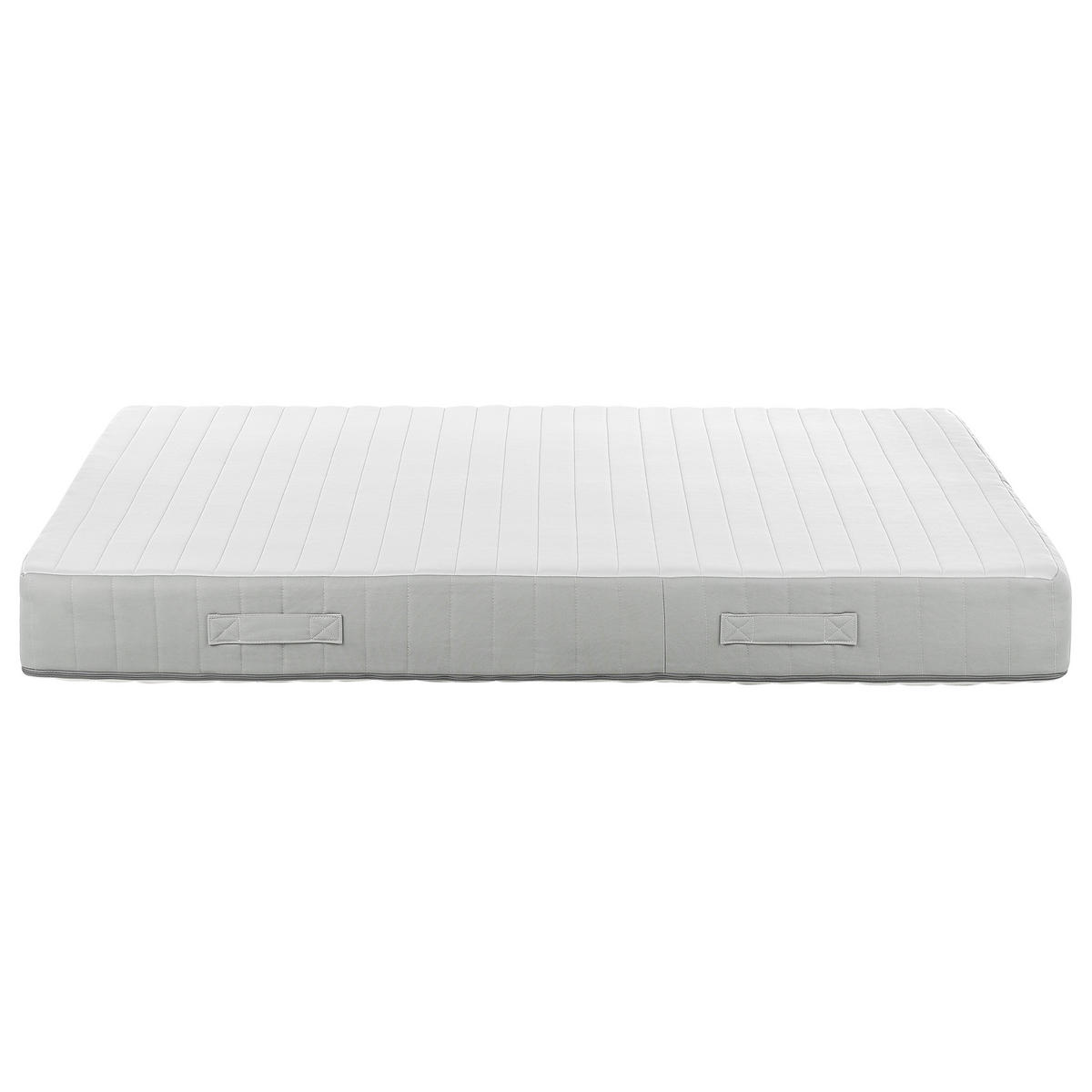 TASCHENFEDERKERNMATRATZE H2/3 Mittel 160/200 cm Roomy - Weiß, Textil (160/200cm) - Beliani