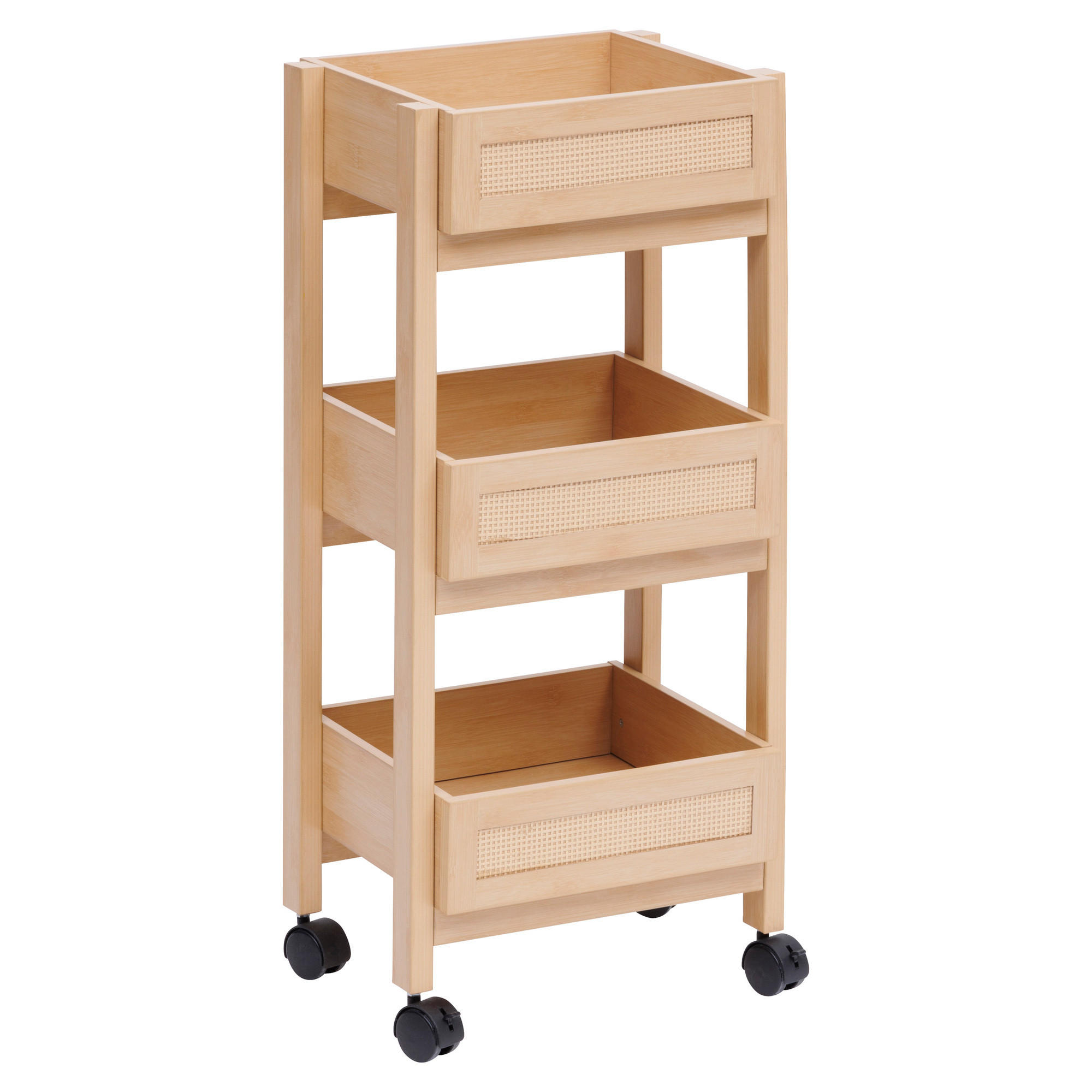 5five Simply Smart Küchenwagen Braun 30x85.5x39.6 cm