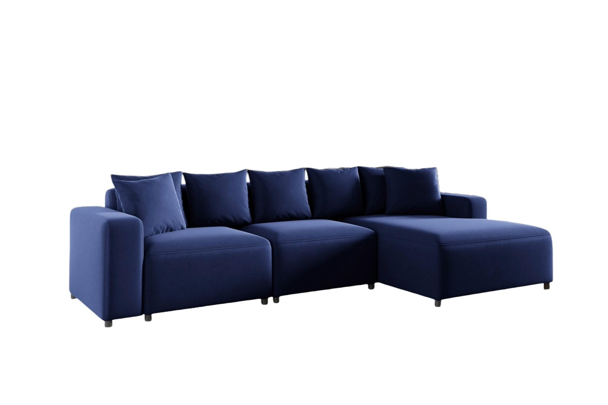 Fun Möbel Ecksofa Dunkelblau 331x165 cm