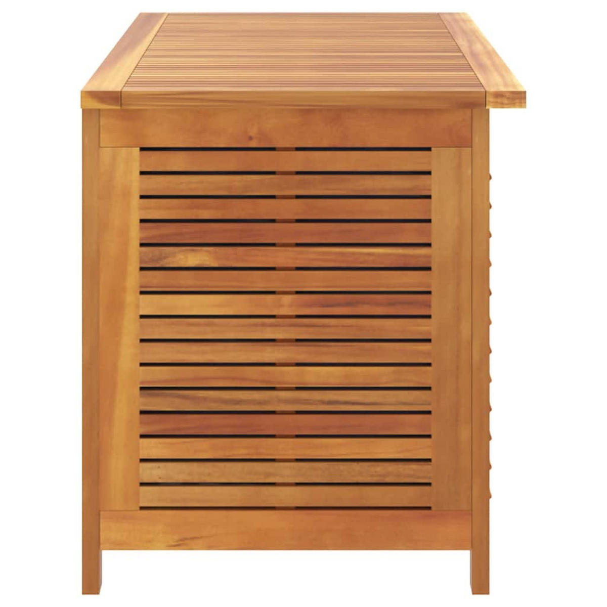 GARTENBOX Mit Lüftungsschlitzen 113/50/56 Cm Massivholz Akazie - Braun, Holz (50/56/113cm) - vidaXL