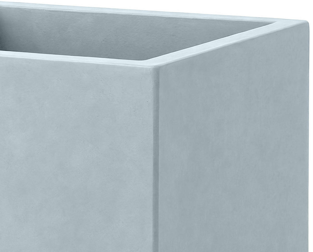 PFLANZKÜBEL 2er Set Grau - Grau, Kunststoff (80cm) - CLP