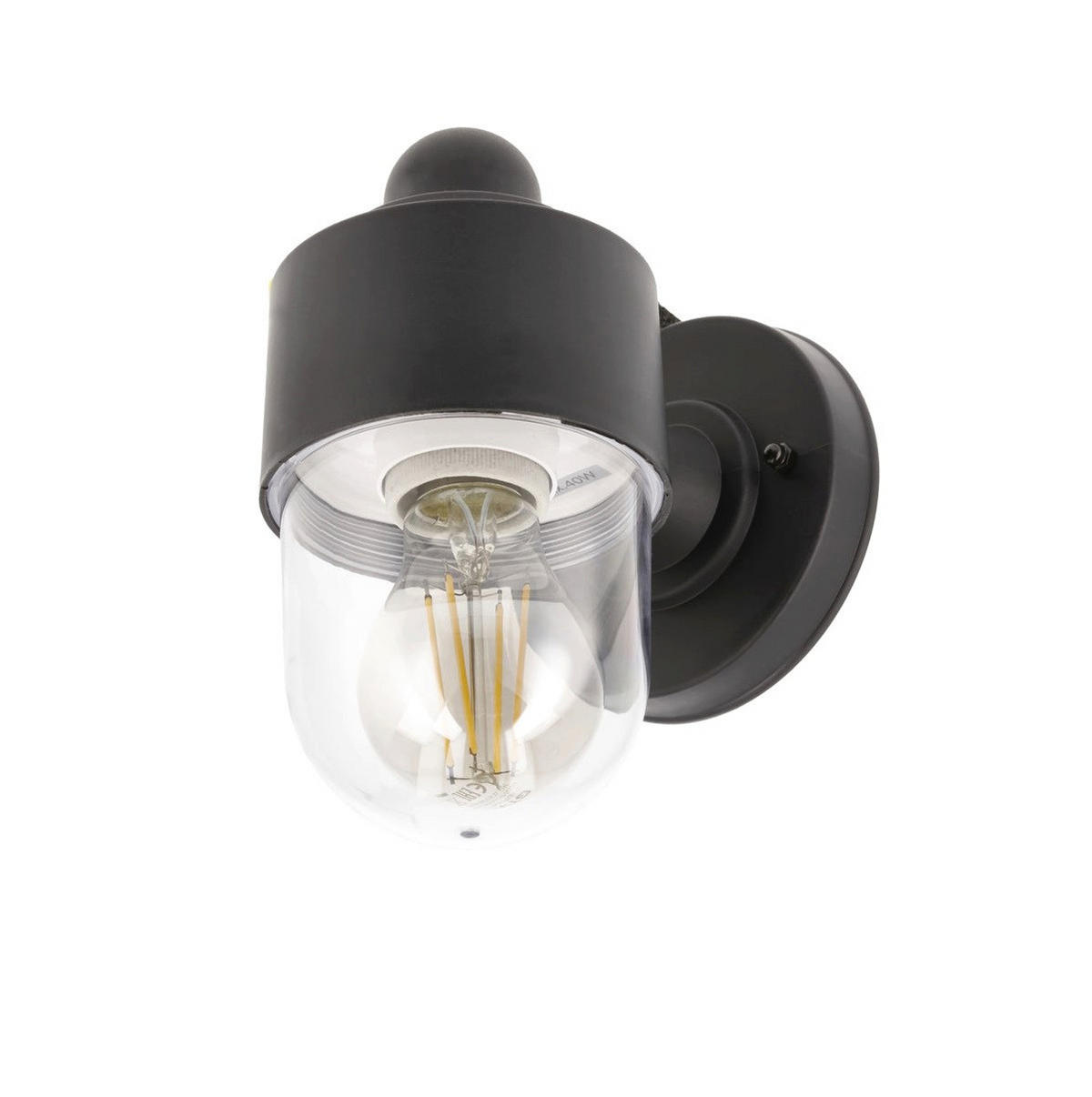 ZYLINDER-AUSSENLEUCHTE VERONICA Schwarz Modern - Schwarz, Kunststoff (11/19/15cm) - CGC Europe