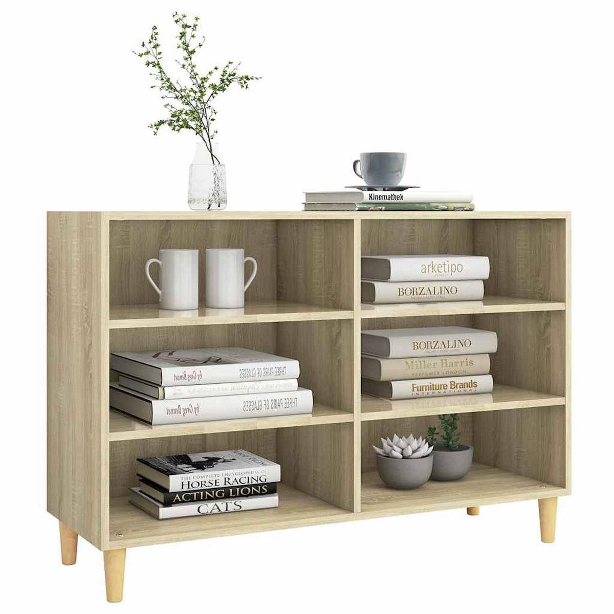 SIDEBOARD Sonoma-Eiche 103,5/35/70 Cm Holzwerkstoff - Sonoma Eiche, Holz/Holzwerkstoff (103.5/70/35cm) - vidaXL