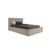 POLSTERBETT SANA 120x200cm Elegantes Polsterbett für modernen Wohnstil , ohne matratze, beige - Beige, Holz (120/200cm) - Homesy