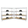 SCHWERLASTREGAL Dino 2er-Set mit 2x 180x200x60 cm Fachlast 500 kg Verzinkt - Silberfarben, Metall (400/180/60cm) - PROREGAL
