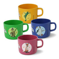KINDER-TASSE Set 4-teilig - Rot, Kunststoff (0.25L) - Stoneline