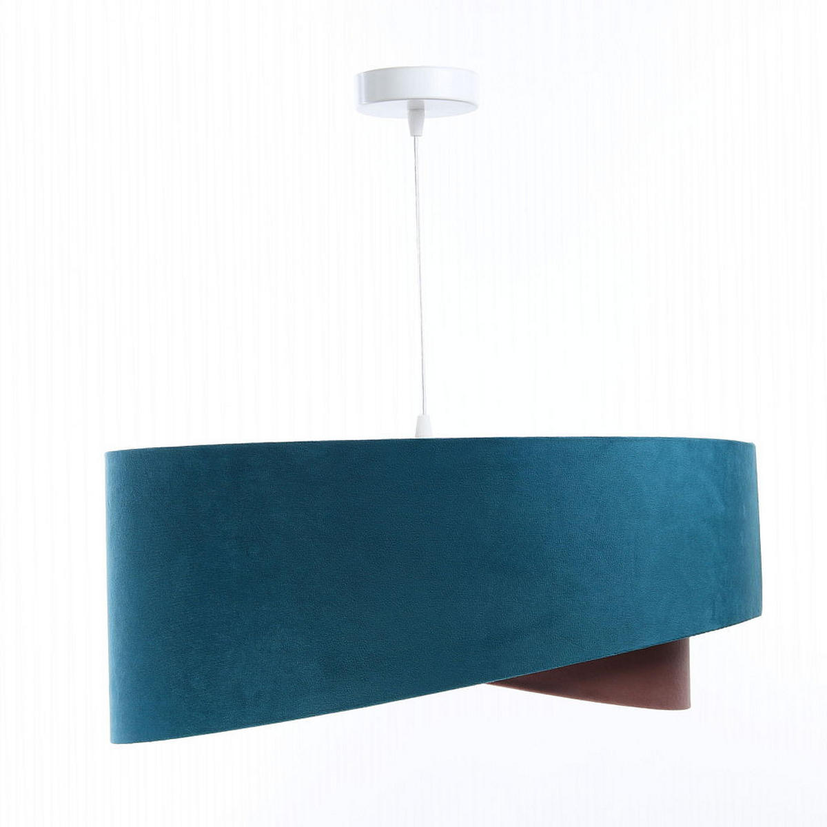 HÄNGELEUCHTE Rosa 50/23 cm - Blau, Kunststoff (50/1.3/23cm) - ONZENO