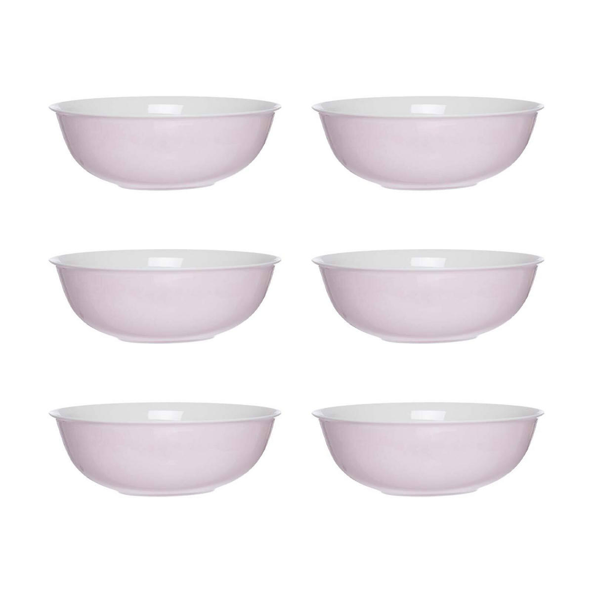 BOWLSCHALEN Doppio Rosé ø 18.0 cm 6er Set - Rosa, Keramik (18cm) - Ritzenhoff Breker