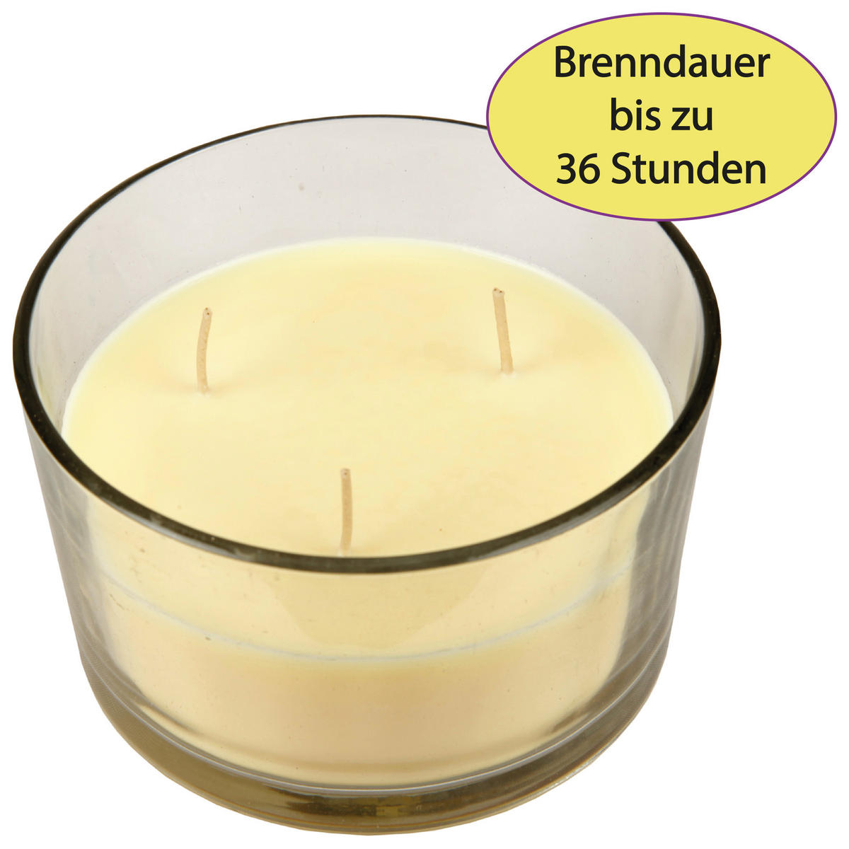 DUFTKERZE "Cocktail Edition" Pina Colada - Creme, Naturmaterialien (13/8cm)