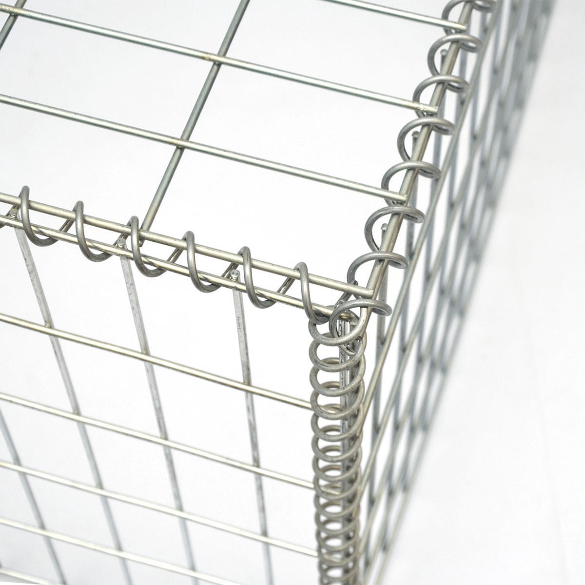 GABIONEN Steinkorb aus Stahl, 80/100/50 cm, Feuerverzinkt - Grau, Metall (50/80cm) - Niederberg Metall