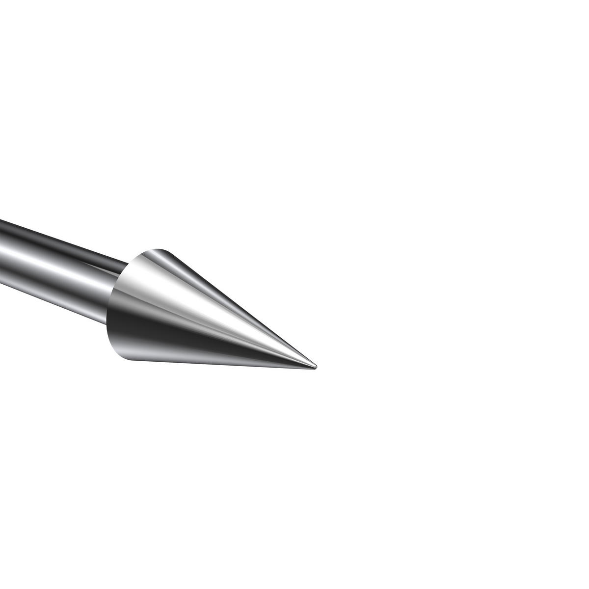 ENDSTÜCKE FÜR GARDINENSTANGEN 20 mm Ø, Savio Chrom, Packung 2 Stück - Chromfarben, Metall (6/3.4/3.4cm) - INTERDECO