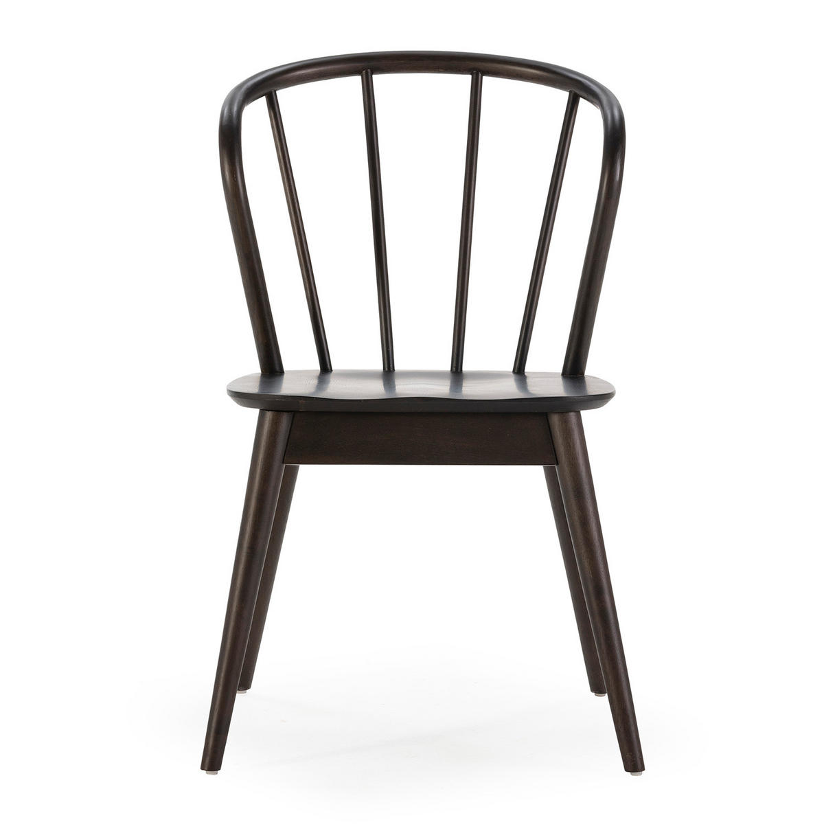 STUHL 2er-Set Brisa Farbe Schwarz, Massivholz - Schwarz, Holz (47/83/59cm) - VS Venta-stock