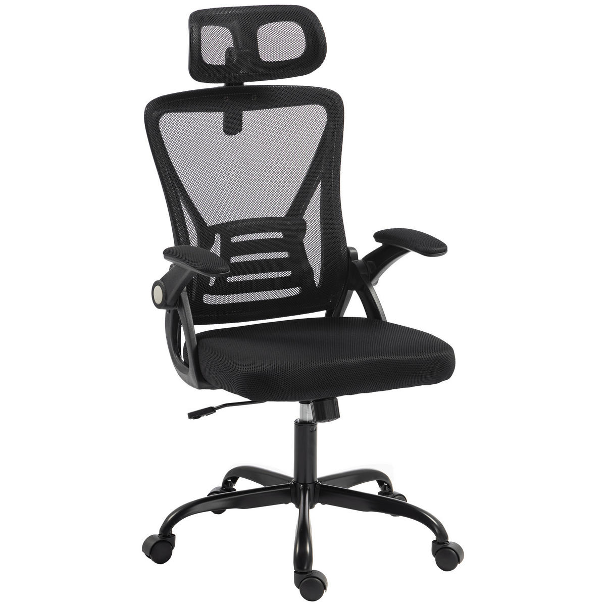 BÜROSTUHL Schwarz 62.0/59.0/125.0 cm - Schwarz, Textil (59/125/62cm)