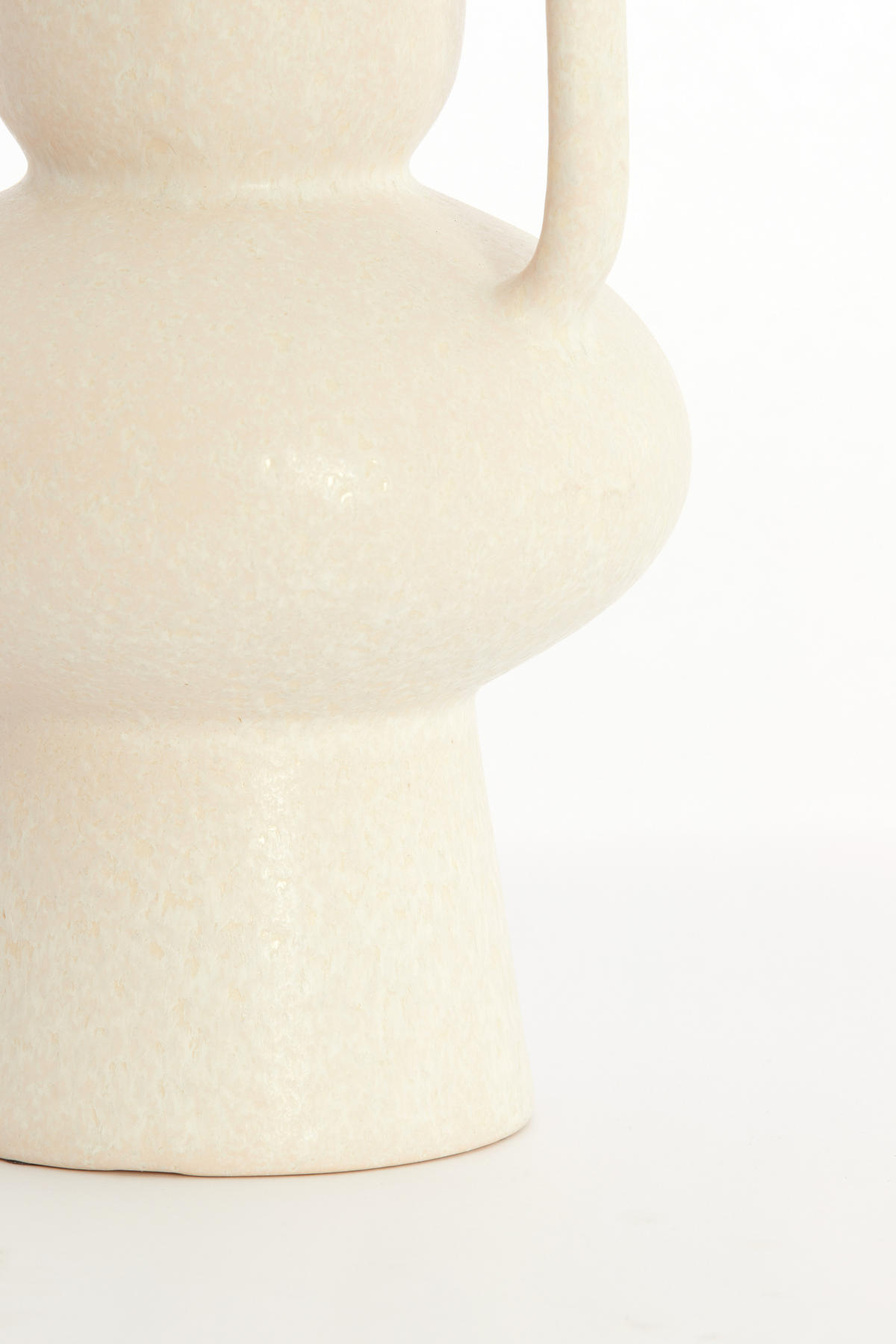 VAZE Otaru Weiß 20/20/40 cm - Weiß, Keramik (40cm) - Light & Living