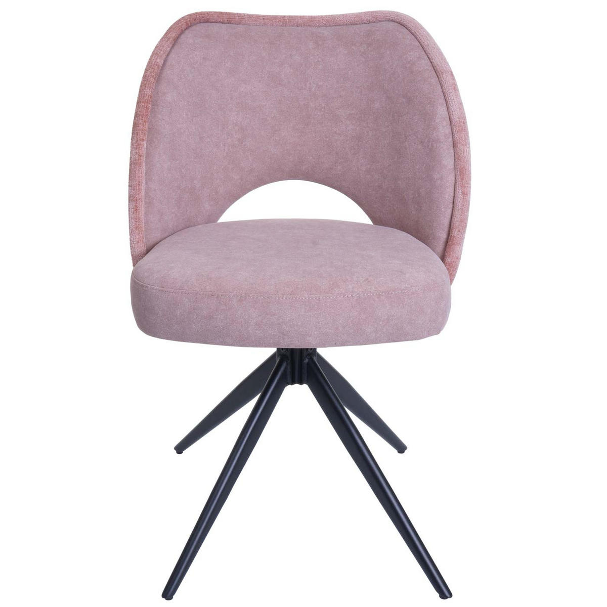 ESSZIMMERSTUHL Altrosa 2er-Set - Altrosa/Rosa, Textil (54/84/60cm) - MCW