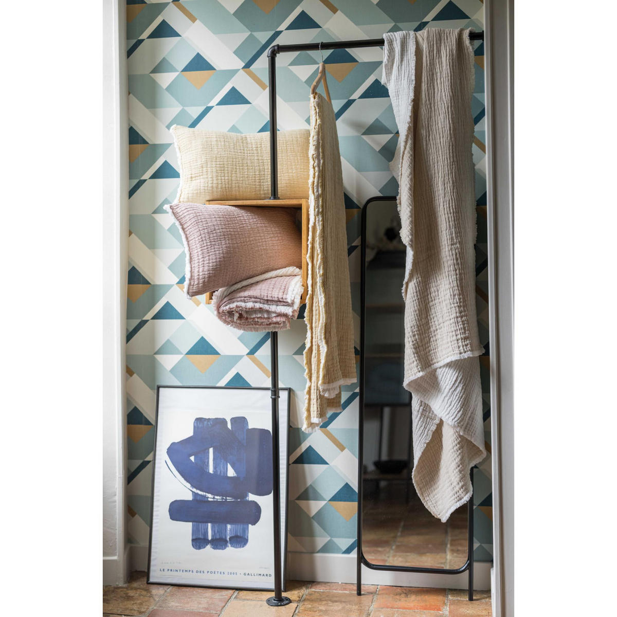 ÜBERWURF Emilio leinen 240 x 260 cm - Braun, Textil (240/260cm) - Vivaraise