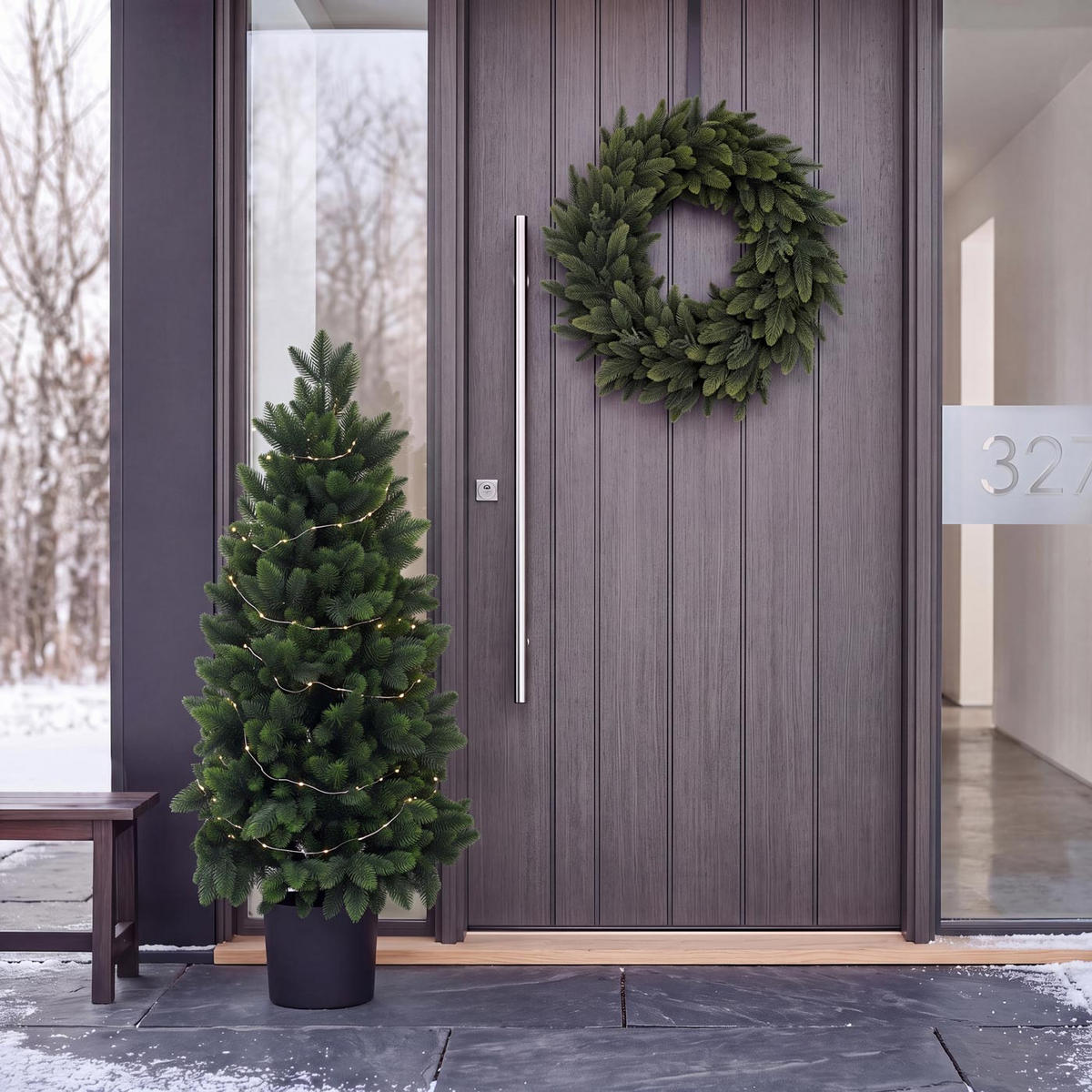 WEIHNACHTSBAUM Grün - Grün, Kunststoff (85cm) - MCW