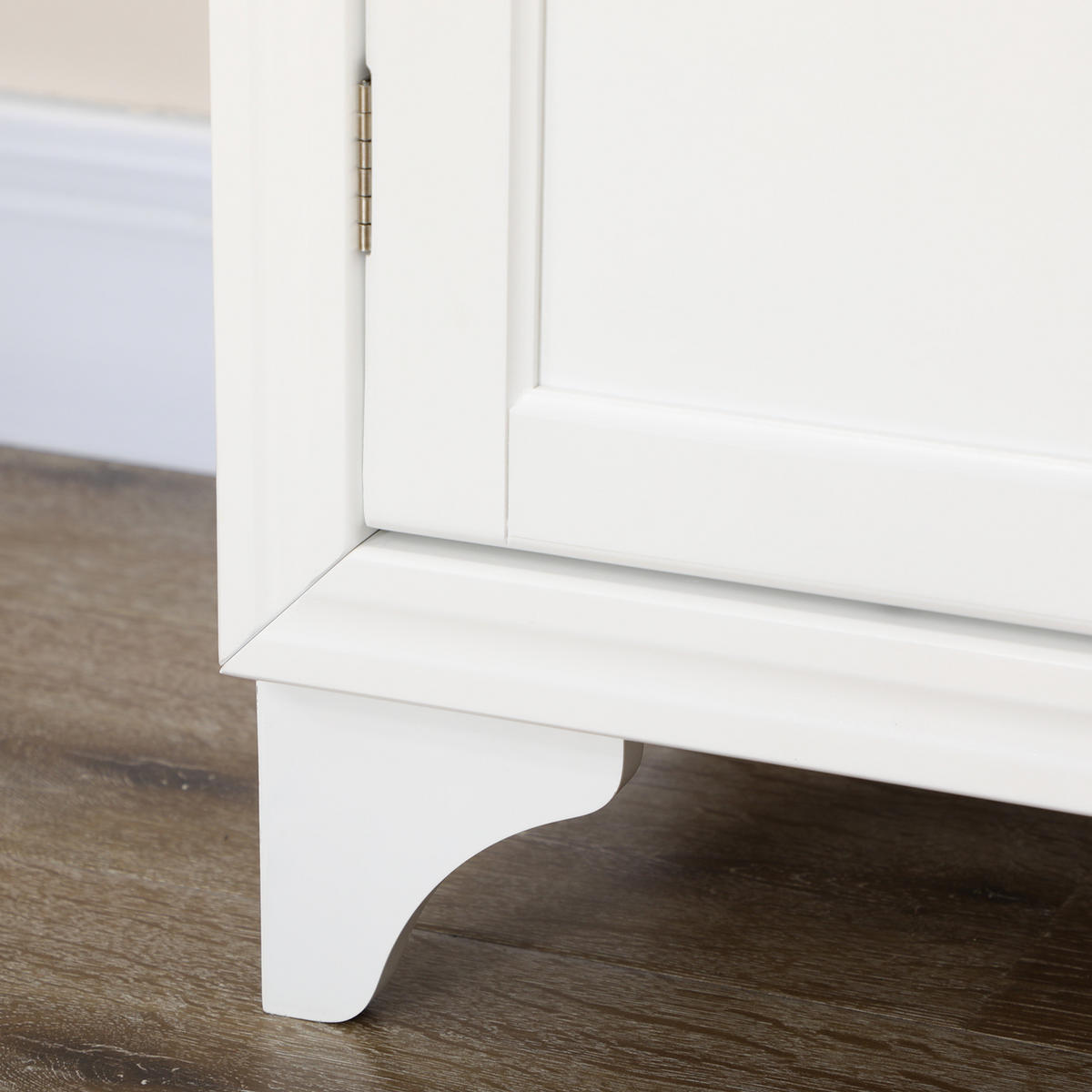 HIGHBOARD DE-11042 4 Türen & 1 Schublade mit verstellbaren Böden Weiß - Weiß, Holzwerkstoff (38/170/60cm) - ComfortXL