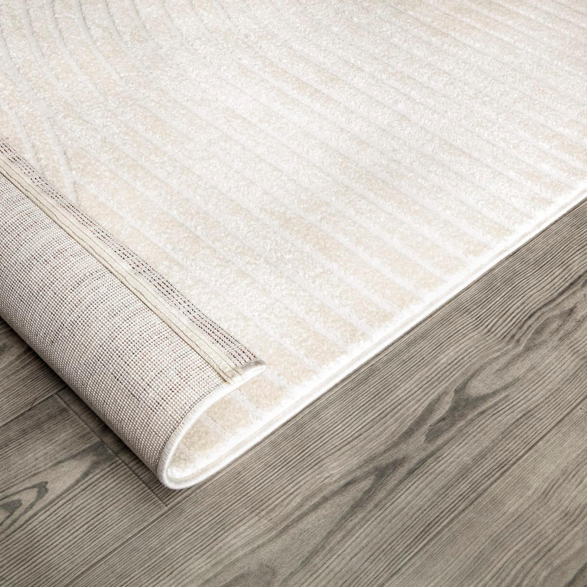 KURZFLORTEPPICH 80/150 cm Luzern 651 - Creme, Kunststoff (80/150cm) - Paco Home