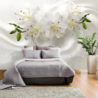SELBSTKLEBENDE FOTOTAPETE 245/175 cm - Beige/Weiß, Kunststoff/Textil (245/1cm) - KUNSTLOFT