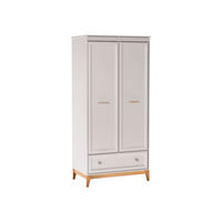 DREHTÜRENSCHRANK Windsor W-10 - Kaschmir/Eichefarben, Holz/Holzwerkstoff (92/193/55cm) - MIRJAN24