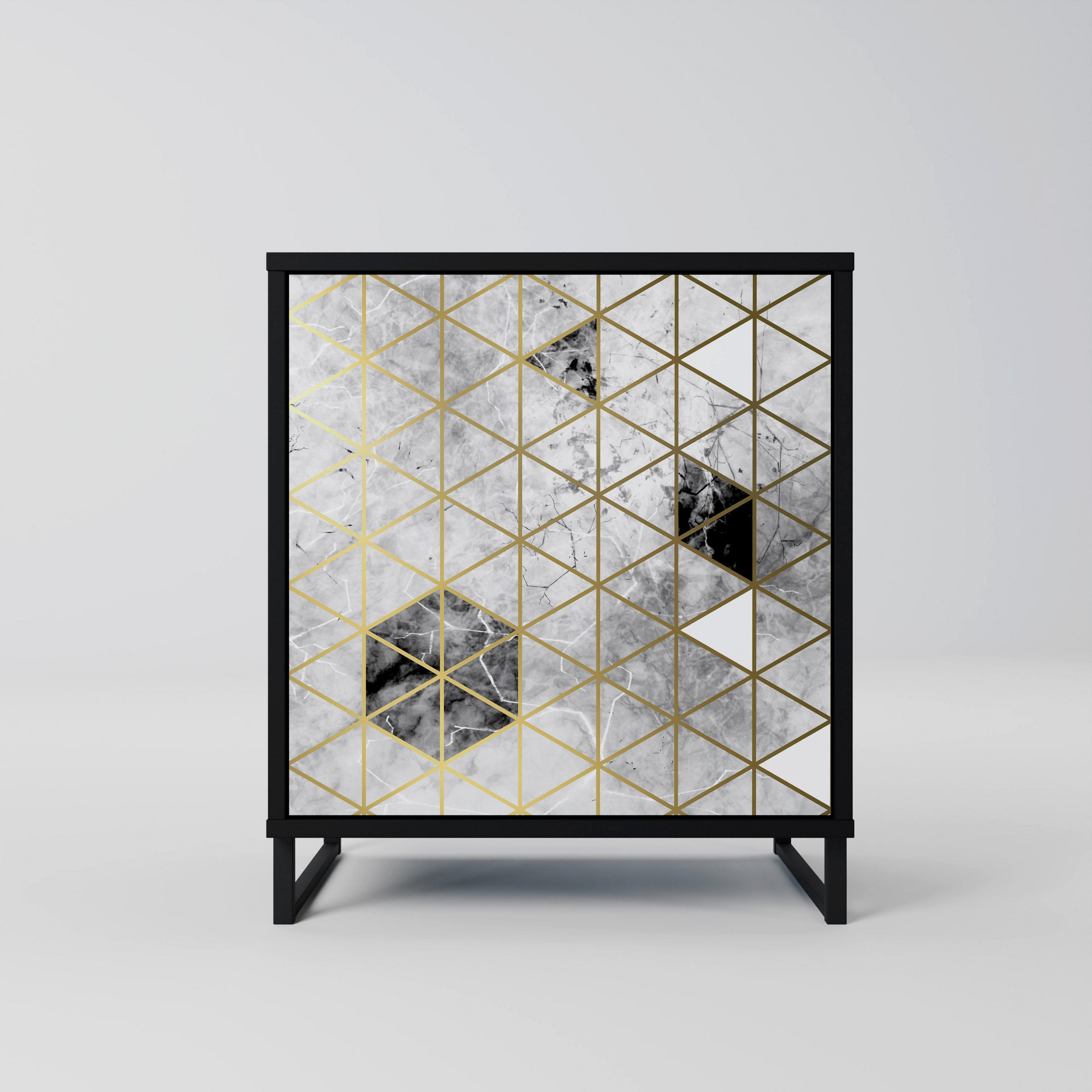 SpaceRebels Sideboard Schwarz 57.5x67.5x42 cm