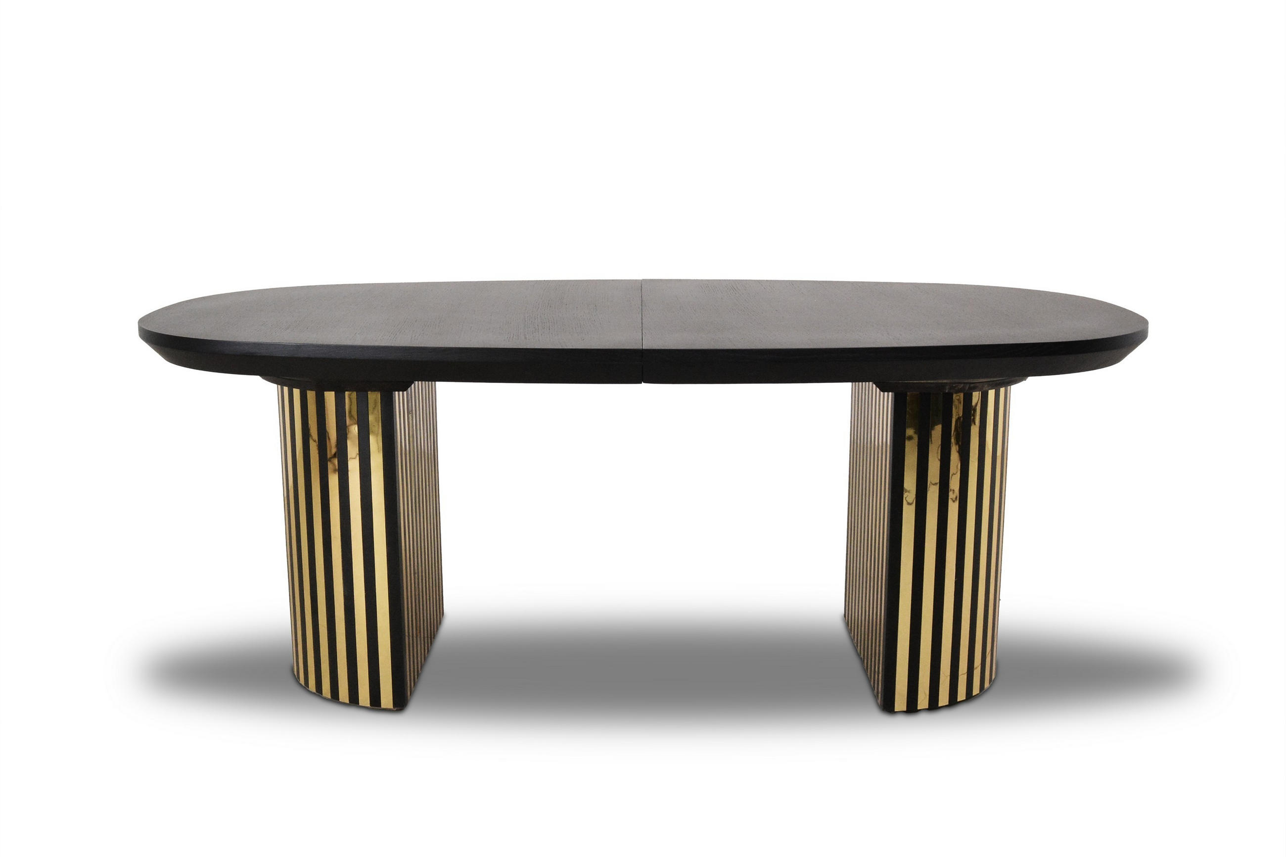 ESSTISCH STILO Ausziehbar 200 - 300 / 110 x 76 cm - Eichefarben/Schwarz, Holz (200/110/76cm) - MASSENO