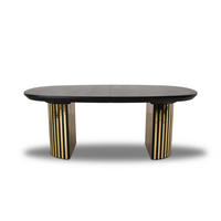 ESSTISCH STILO Ausziehbar 200 - 300 / 110 x 76 cm - Eichefarben/Schwarz, Holz (200/110/76cm) - MASSENO
