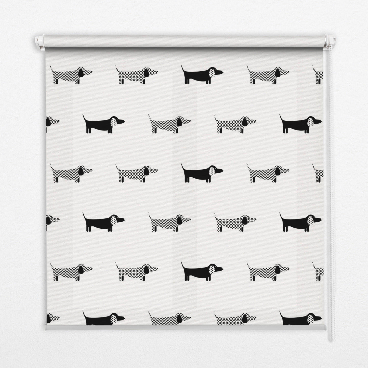 TULUP VNITŘNÍ roleta - okenní roleta - roleta - 150x140 cm - Kreslení psi