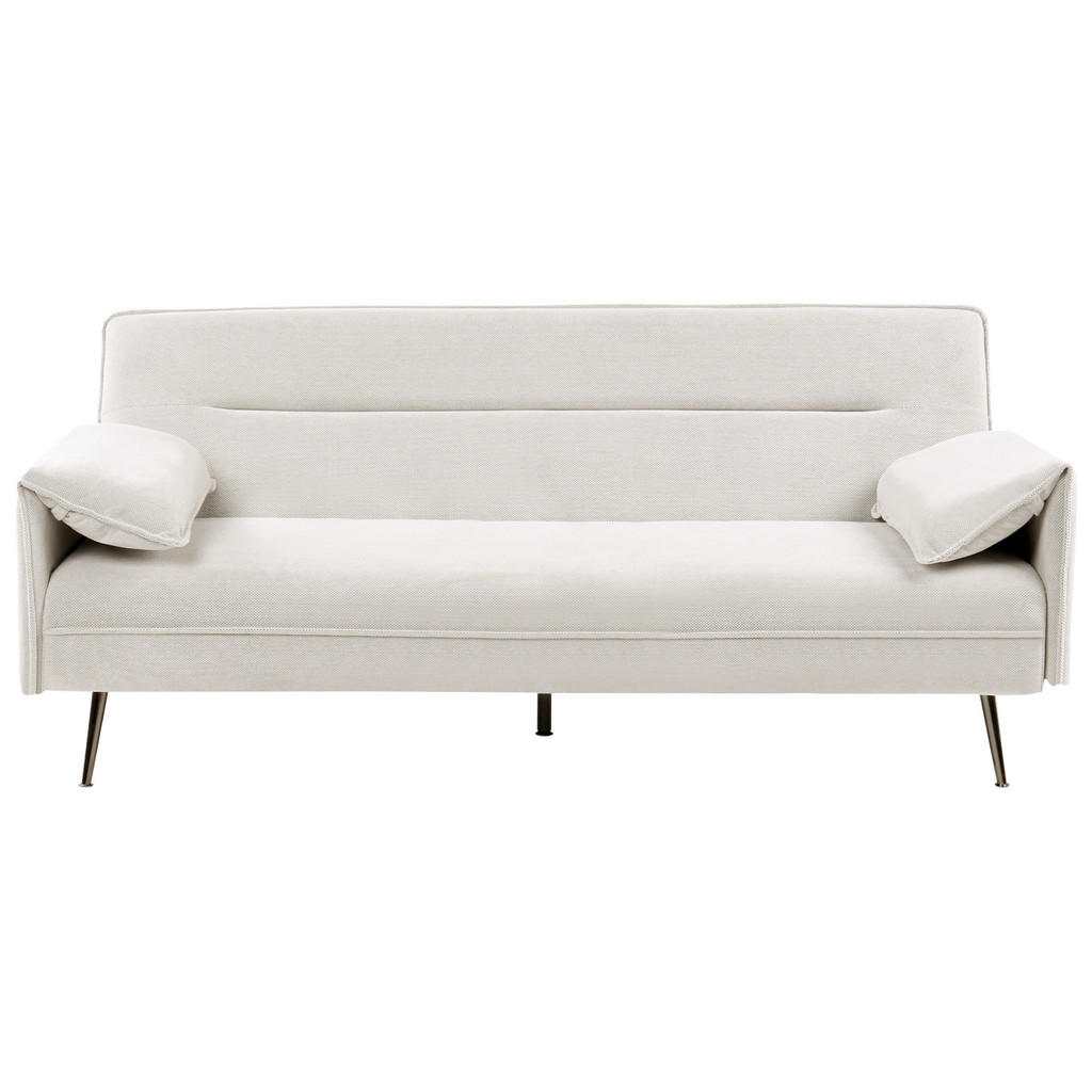 CANAPEA EXTENSIBILĂ cu 3 locuri textil albă crem Vayla