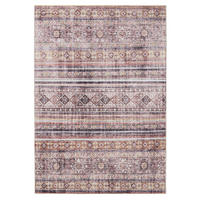VINTAGE-TEPPICH George waschbar 140x200 cm - Pink/Multicolor, Kunststoff (140/200cm) - benuta