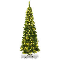 WEIHNACHTSBAUM Grün - Grün, Kunststoff (200cm) - COSTWAY