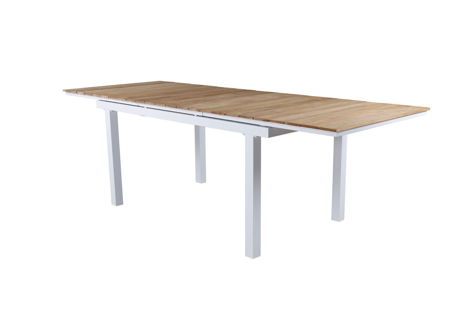 GARTENTISCH Weiß - Weiß, Holzwerkstoff (240/90/76cm) - ebuy24