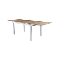 GARTENTISCH Weiß - Weiß, Holzwerkstoff (240/90/76cm) - ebuy24