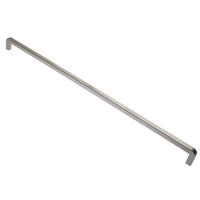 MÖBELGRIFF BA 480mm, Küchengriff Edelstahl, Schrankgriff schmal - Silberfarben, Metall (1/3.2/49cm)