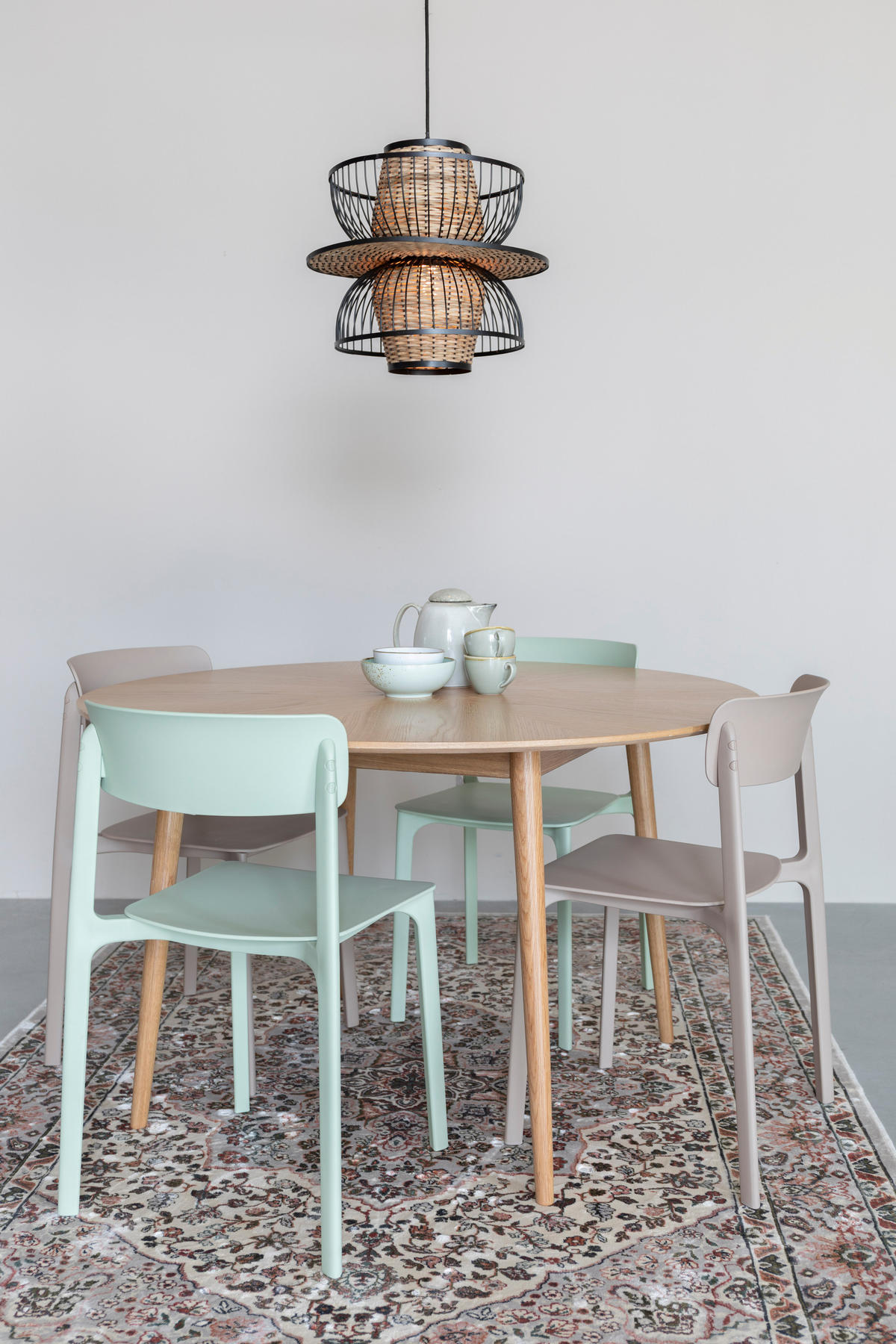 ESSZIMMERSTUHL Clive - Grün - 47/48/79 cm - 4er-Set - Grün, Kunststoff (48/79/47cm)