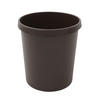PAPIERKORB Kunststoff 18 Liter 32x31x31 cm Braun - Braun, Metall (31/32/31cm) - PROREGAL