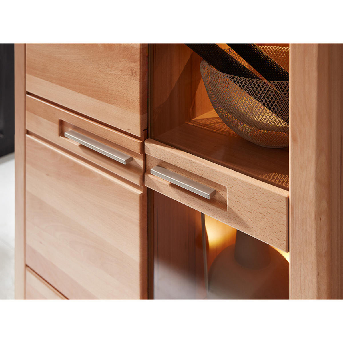 WOHNZIMMER-SET 6-TLG. Newton-36 - Braun, Holzwerkstoff (640/203/70cm) - Lomado