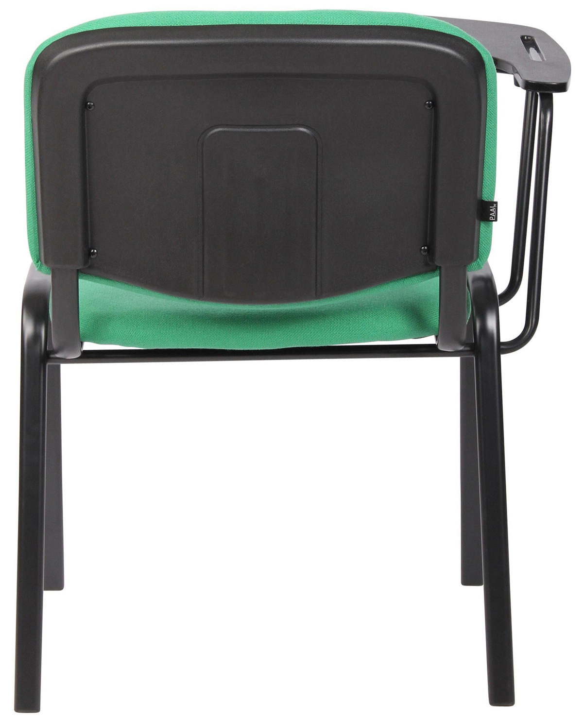 BESUCHERSTUHL Stoff Grün - Schwarz/Grün, Textil/Metall (53/81/71cm) - CLP
