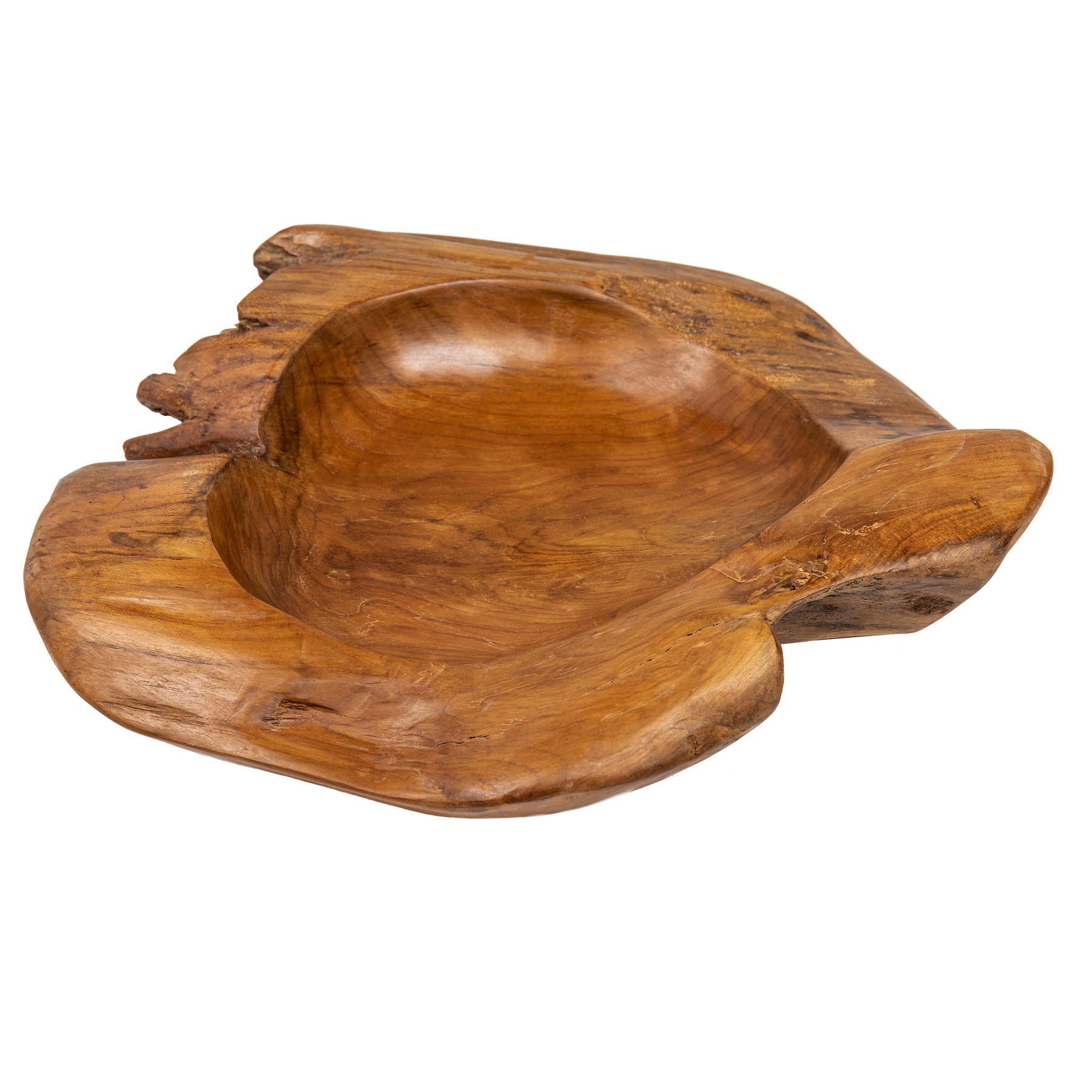 SCHALE NATURE ROOT Teakholz Wurzelholz Teakholzfarben 40 cm - Braun, Holz (40/12/40cm) - riess-ambiente
