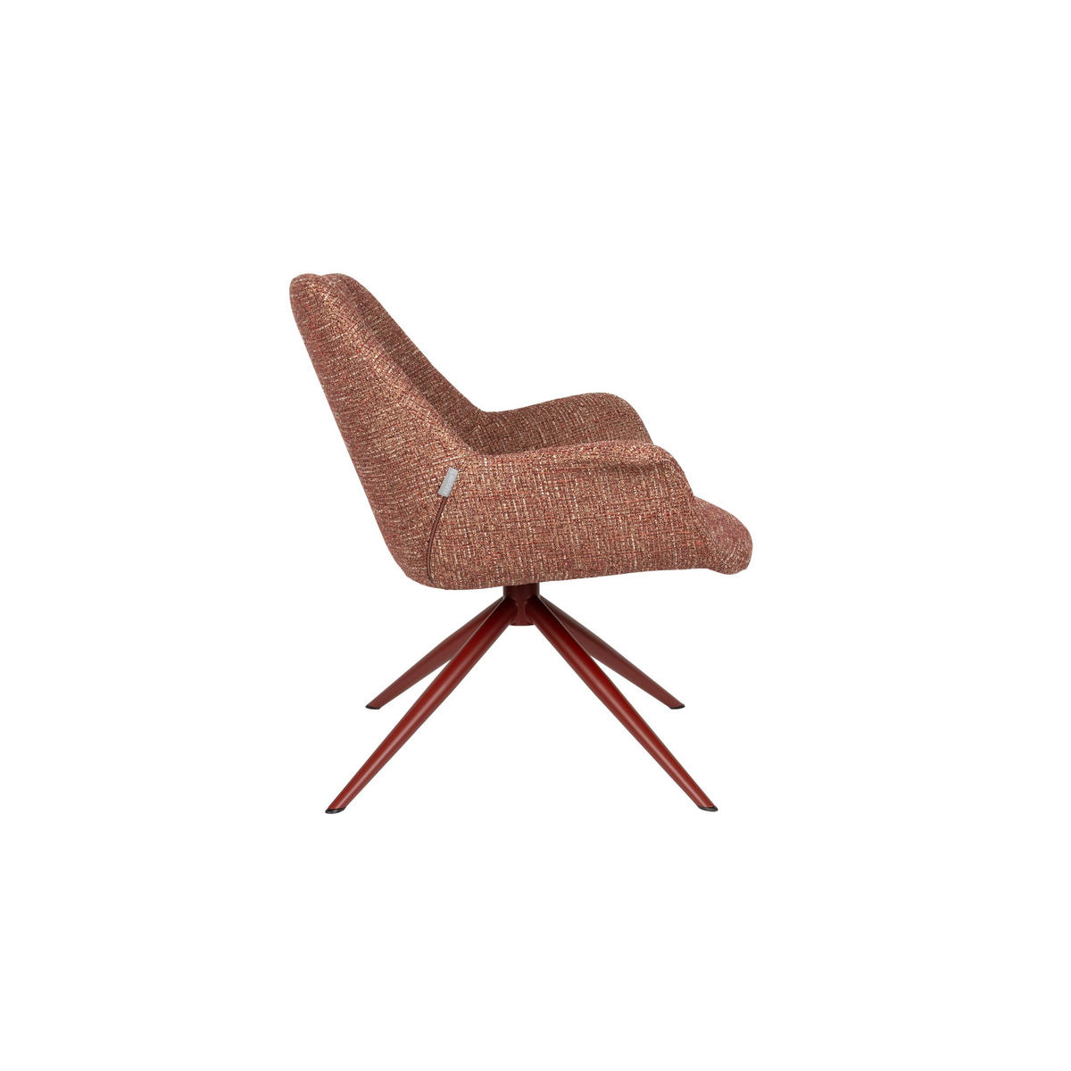 SESSEL Doulton Rot - Rot, Kunststoff (84.5/78.5/80.5cm) - Zuiver