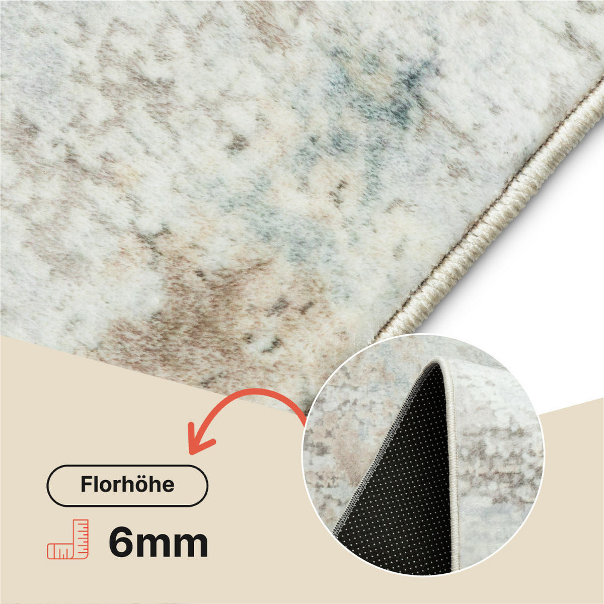 TEPPICH VENEZIA Grau 300/400 cm - Grau, Textil (300/400cm) - Tapiso