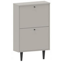 SCHUHSCHRANK Dotti 520 Kaschmir 55/21/92 cm Wandmontage - Kaschmir, Holzwerkstoff (55/92/21cm) - Matkam Möbel