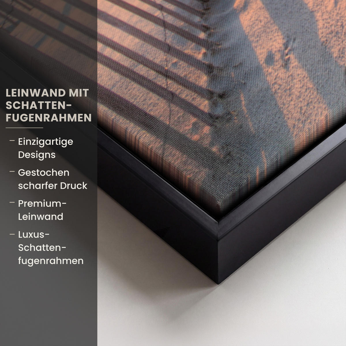 LEINWAND Bilder mit Rahmen - Strand - Meer - Düne - Sonnenuntergang - Landschaft - 100x70 - Beige, Textil (100/70cm) - MuchoWow