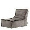 SITZSACK Lounger Skandi, Samt - Grau, Kunststoff (79/68/90cm) - icon